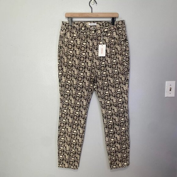 Good American Good Legs Snake Skin High Waist Skinny Jeans Plus - Picture 1 of 8